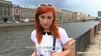 Пикапер пригласил в студию русскую сучку. Пикап порно с Eva Berger