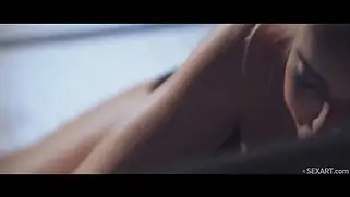 Нежные ласки девушек превращаются в лесби порно с Angie Moon