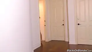 Смелая Brooklyn Chase согласилась на порно оргию с неграми.