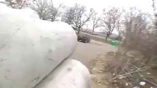 Красивая блондинка получила по полной от мужика в красном свитере за деньги.
