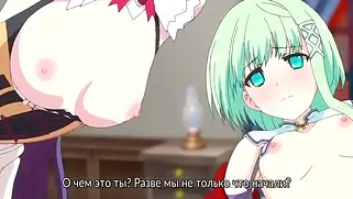 Хентай тентакли проникают в дырочки