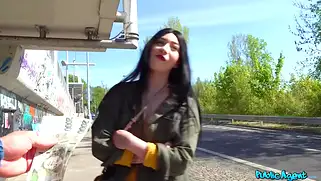 Порно пышка согласилась на пикап секс