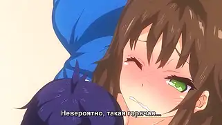Озабоченные хентай сестренки борются за внимание брата и его член маленький
