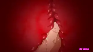 Сексуальное аниме стонущей хентай сучки в юбке