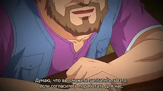 Ебет большим хуем анальную щель хентай крошки