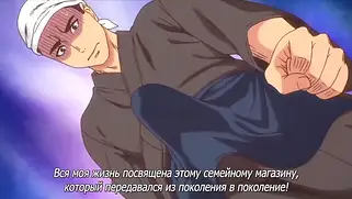 Лижет две пизды хентай сучек и мощно трахает