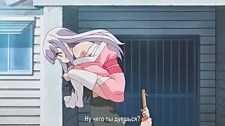 Няшная хентай тянка в кимоно хочет трахаться