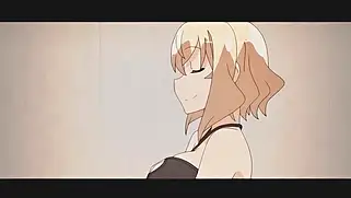 Няшная хентай тянка в кимоно хочет трахаться