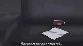 Ебет толстым хуем грудастую хентай няшку