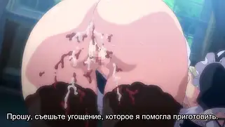 Хентай про служанок, где озабоченные сучки пробуют анал секс