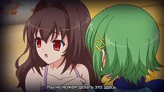 Большой мужик трахает хентай сучек без остановки