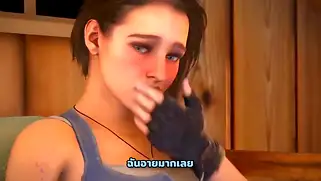Сучки из Resident Evil трахаются гигантским членом, получая оргазмы мощные
