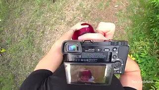 Сучка русская в лесу будет анально трахаться с фотографом