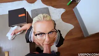 Классный pov xxx перепихон с грудастой горничной