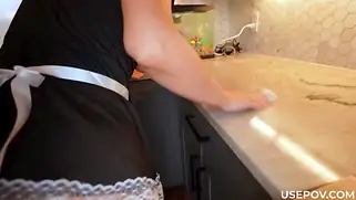 Классный pov xxx перепихон с грудастой горничной