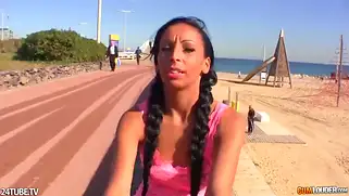 Лару трахают в отеле и заливают спермой после ебли со сводным братом.